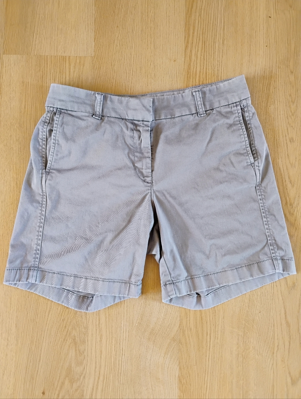 J. Crew Light Gray Cotton Chino Shorts